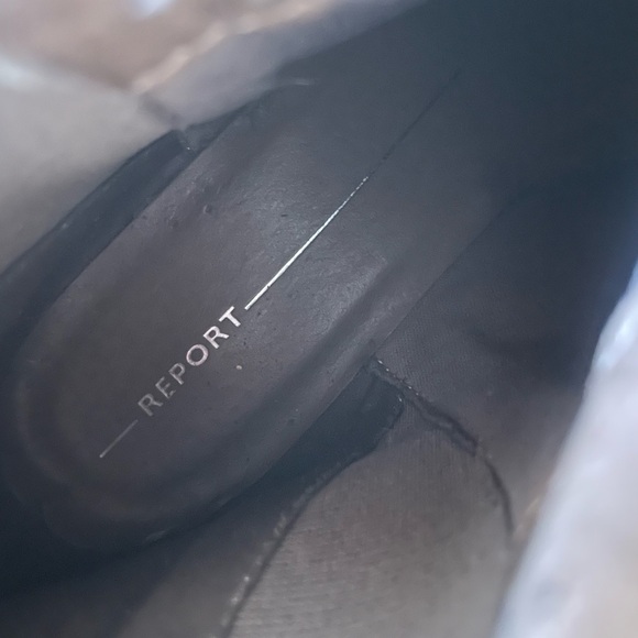 Report Tan Ankle Booties with silver chain detail - Picture 4 of 6